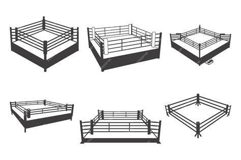 Боксерский ринг Svg Иконы боксерского ринга Клипарт Боксёрский ринг