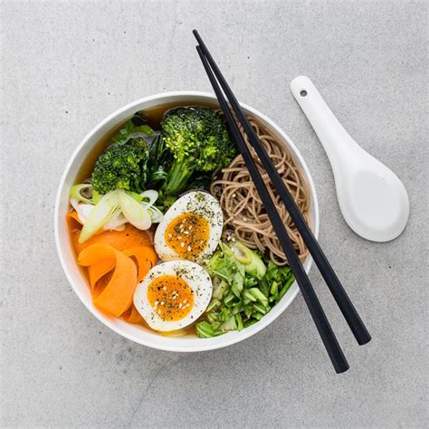 Miso Ramen With Soft Boiled Eggs And Chilli Furikake My Food Bag