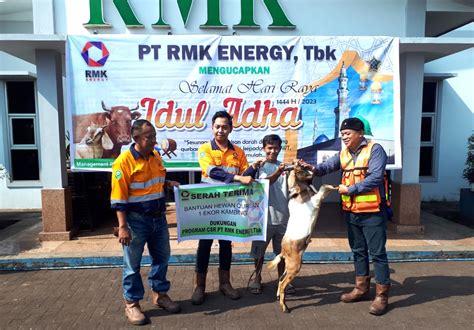 Peringati Idul Adha Rmk Energy Sumbang Kambing Di Lingkar Tambang