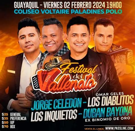 Vallenatos Guayaquil Entradas 2024 Elyex