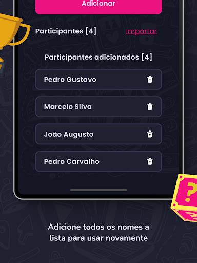 Sorteio De Números E Nomes Apps No