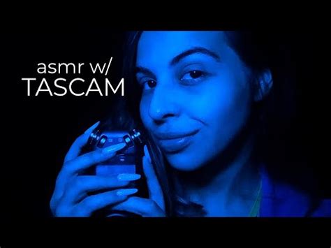 ASMR TASCAM SONS DE BOCA E COMPRINHAS RELAXANTES