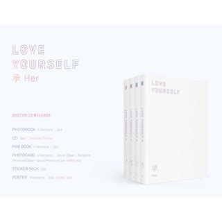 BTS 5th Mini Album LOVE YOURSELF Her Shopee Brasil