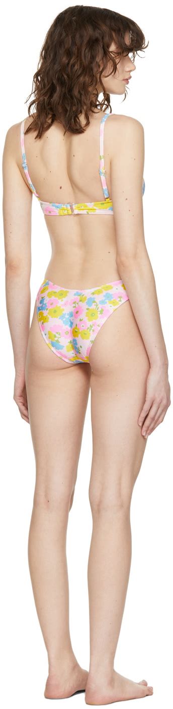 Mirror Palais Ssense Exclusive Multicolor Sunset Boulevard Bikini