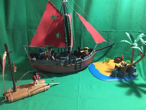 Playmobil Bateau Pirate Lot Avec Le Et Personnages Eur