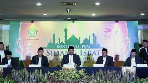 Pemerintah Putuskan Lebaran 2023 Pada 22 April