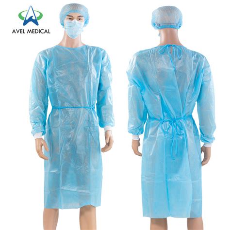 Aami Level 2 Sms Non Wove Disposable Protective Surgical Gown For