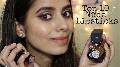 Top Nude Lipsticks In India For Fair Medium Indian Skin Tone Lip Swatches