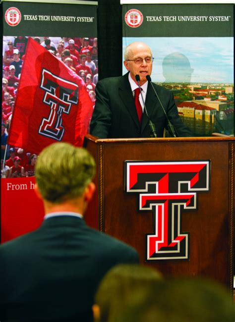 Texas Tech Names Sole Finalist For Presidency News