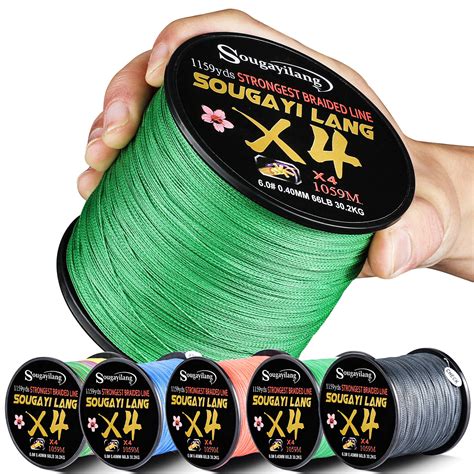 Sougayilang Strands Braided Fishing Lines M Color Max Drag Lb