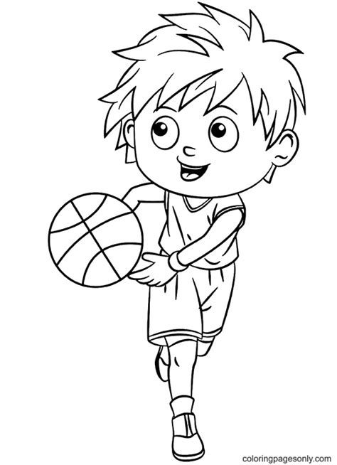 Kobe Bryant Coloring Pages Basketball Coloring Pages Páginas para