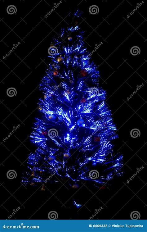 Blue Light Christmas-Tree Stock Photography - Image: 6606332