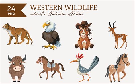 Western Wildlife By TheHungryJPEG Crafts | TheHungryJPEG