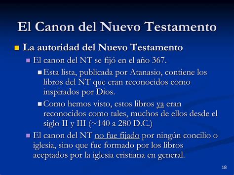 El Canon Biblico Como Se Formo La Bibliappt