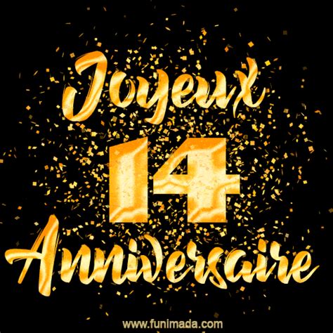 Joyeux Anniversaire 14 Ans  Télécharger Sur