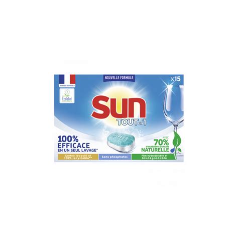 Sun Tablettes Lave Vaisselle Tout En Standard Lavages