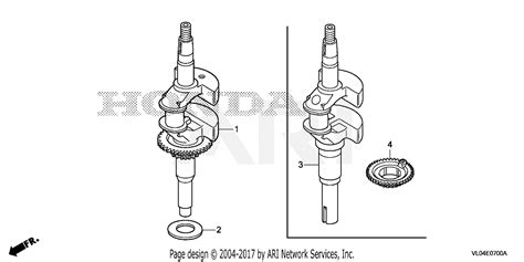 Honda HRR216K11 VKAA LAWN MOWER USA VIN GJATA 1000001 Parts Diagram