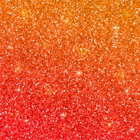 Premium Vector Glitter Background With Orange Red Color Gradient Vector Illustration