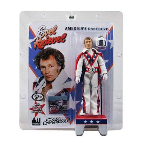 Evel Knievel In White Jumpsuit 12-inch Action Figure | Blueworks