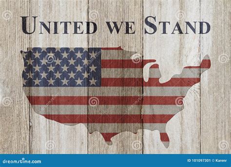 United we Stand message stock image. Image of patriotic - 101097301