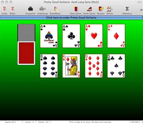 Pretty Good Solitaire for Mac - Download