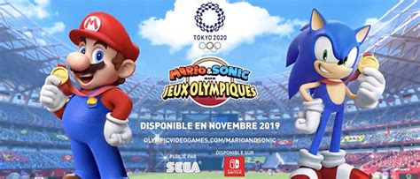 Mario Sonic Aux Jeux Olympiques De Tokyo 2020 S Offre Un Nouveau