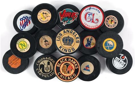 Extraordinary Team Logo Hockey Puck Collection