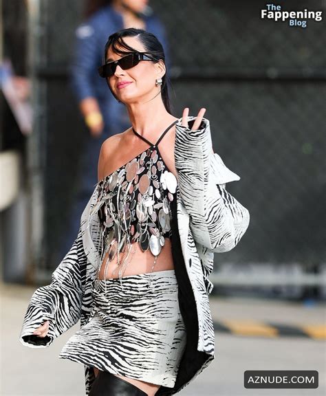 Katy Perry Sexy Seen Heading Into Jimmy Kimmel Live Studio Wearing A Hot Outfit In New York AZNude