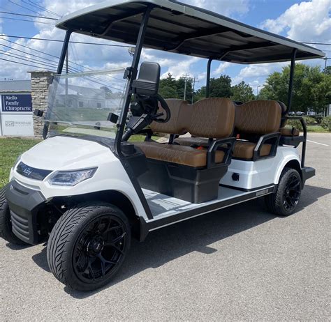 Advanced Ev Advent White Passenger Non Lifted Street Legal Golf