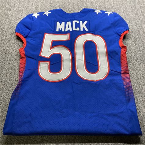 Nfl Auction Nfl Ers Alex Mack Game Issued Pro Bowl Jersey