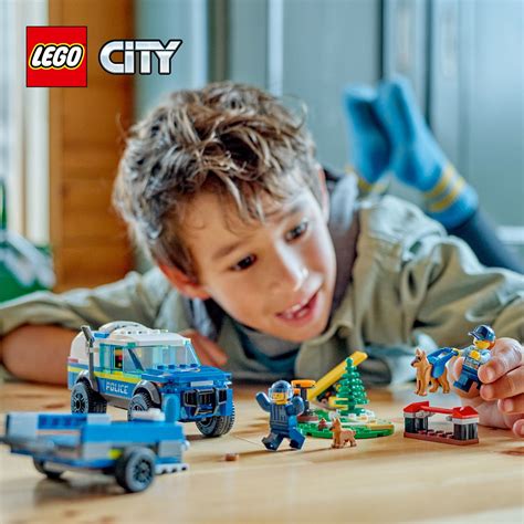 LEGO City 60369 Szkolenie psów policyjnych w terenie Klocki LEGO