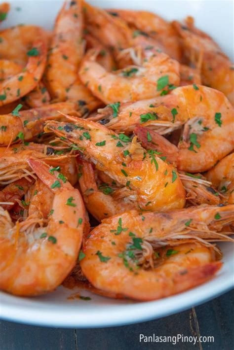 Garlic Butter Shrimp Recipe Recipe Buttered Shrimp Recipe Garlic