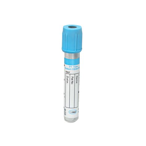 Blue Cap Blood Draw Tube Vacuum Blood Collection Tubes PT Sodium