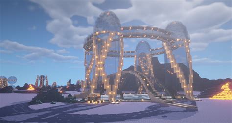 Large Futuristic Dome Base Minecraft Map