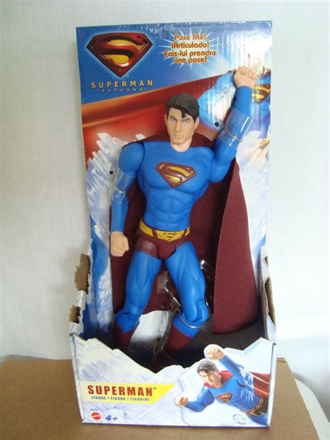 NEW 10" SUPERMAN RETURNS ACTION FIGURE / POSEABLE NEW PACK