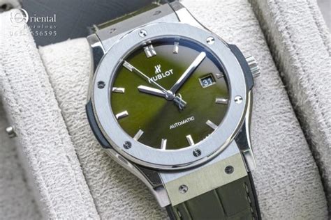 Hublot Classic Fusion Titanium Green Oriental Horology