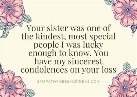 Words Of Sympathy For The Loss Of A Sister 40 Condolence Messages