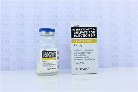 Streptomycin For Injection BP 1g FDA Manufacturers India