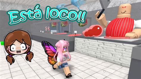 ESTE CARNICERO ESTÁ LOCO ESCAPE THE BUTCHER SHOP ROBLOX PAITO