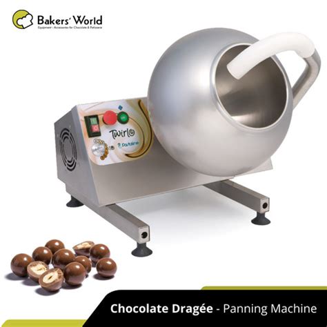 Jual Mesin Coating Chocolate Panning Machine Chocolate Dragée Twirlo