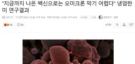 카이스트연구팀 코로나 연구결과 떴냐 유머움짤이슈 에펨코리아