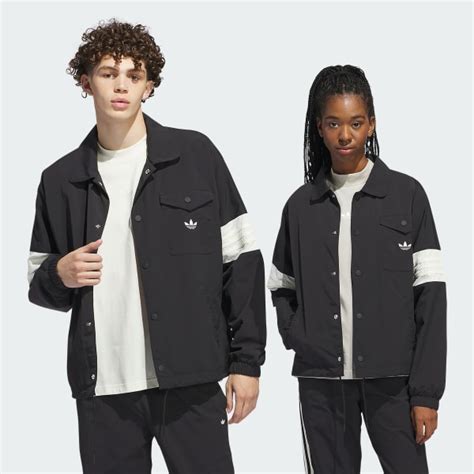 Adidas Coach Jacket Gender Neutral Black Free Shipping With