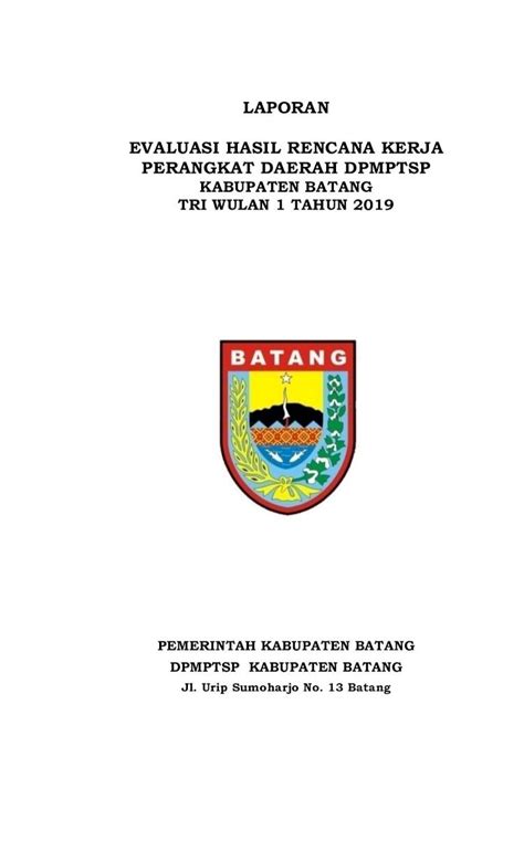 Pdf Laporan Evaluasi Hasil Rencana Kerja Perangkat Laporan Evaluasi