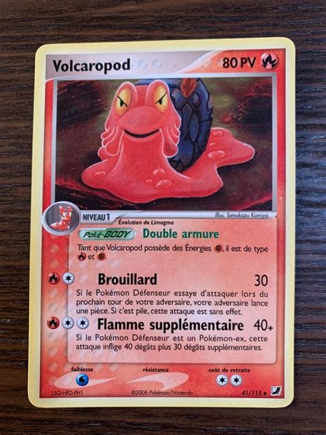 Volcaropod 41 115 EX Forces Cachées carte Pokemon