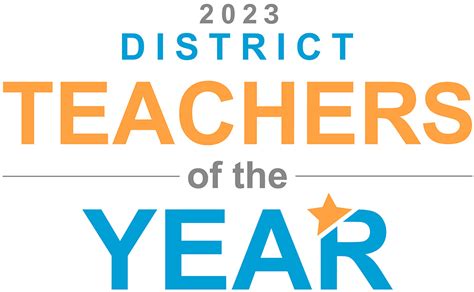 2023 District Teachers of the Year