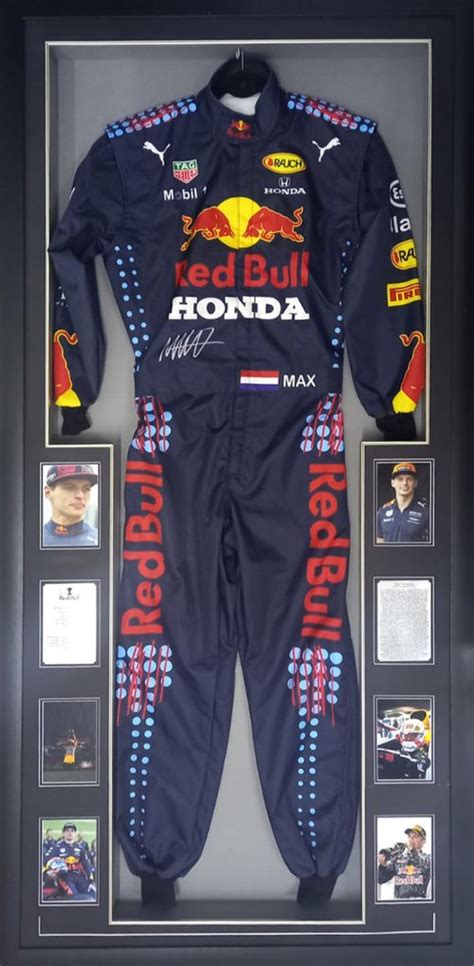 Max Verstappen Signed Red Bull Formula One Framed Boot GetMemorabilia