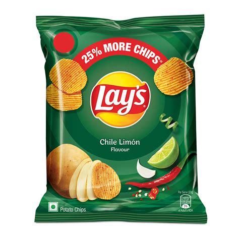 Buy Lays Potato Chips Chile Limon Flavour Crunchy Chips And Snacks