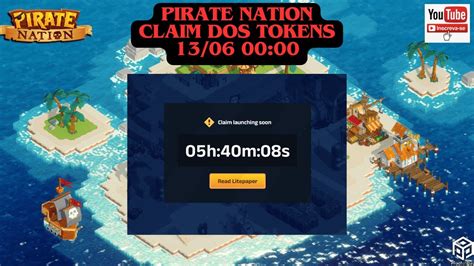 Pirate Nation Claim Dos Tokens Do Airdrop Dia Youtube