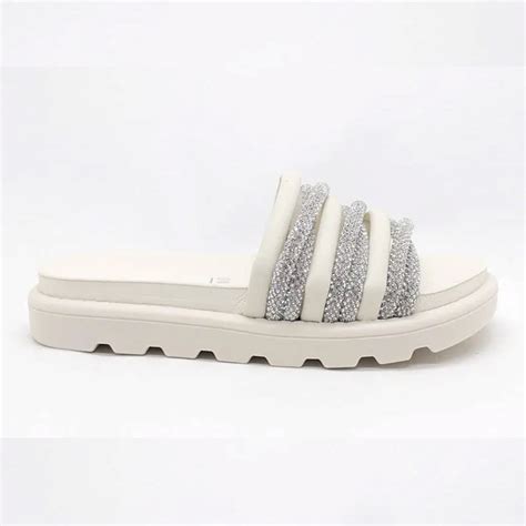 Chinelo Vizzano Ref 6459 132 Tira Pronta Cristal Silver Cor Branco