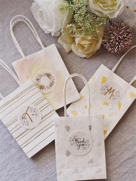 Wedding Favor Bag DIY Using Our Printable Labels and Tags - Lily & Val ...